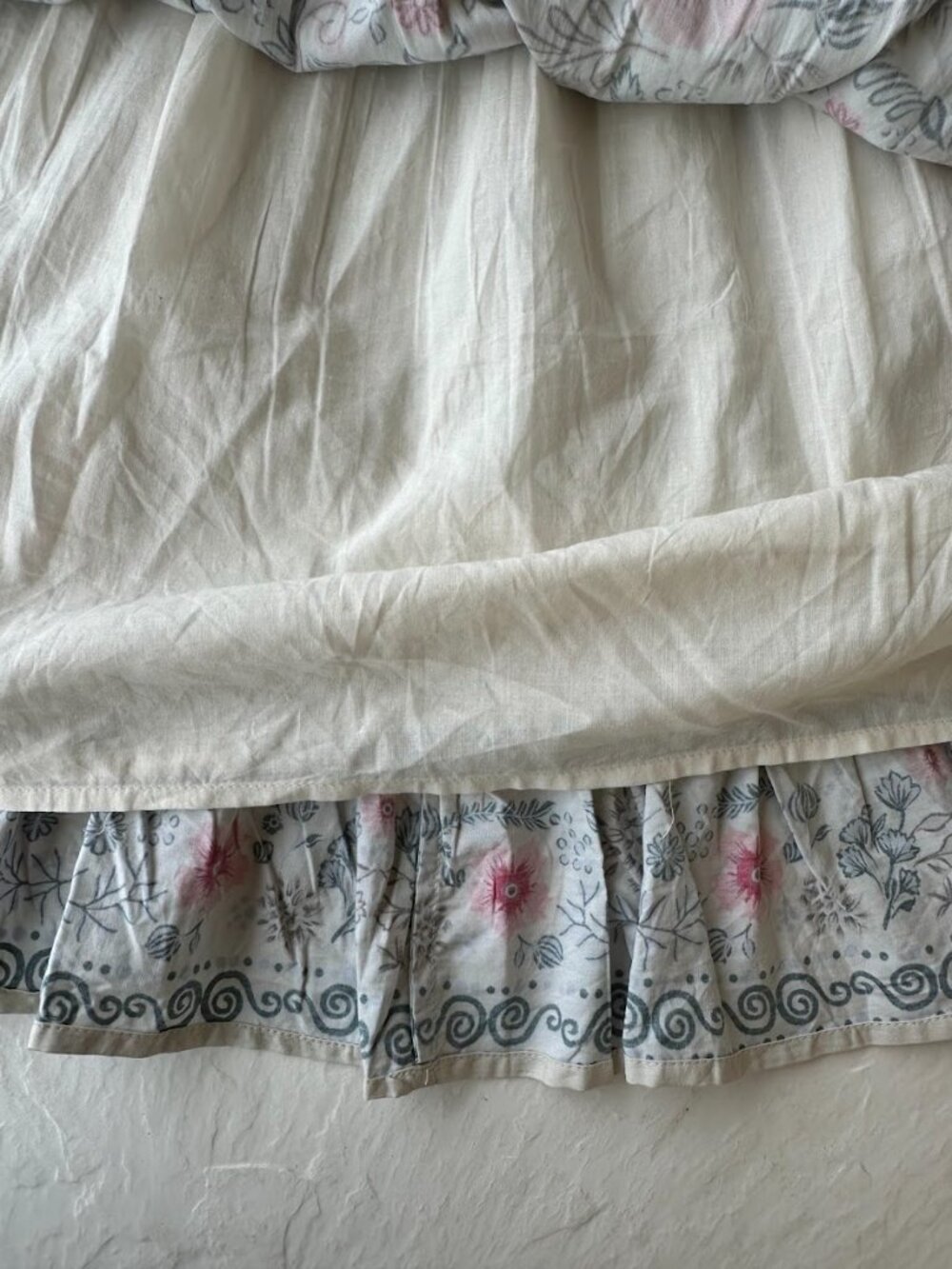 Anthropologie Forever That Girl Strapless Mini Dress L Floral Ruffle Boho - Picture 9 of 13